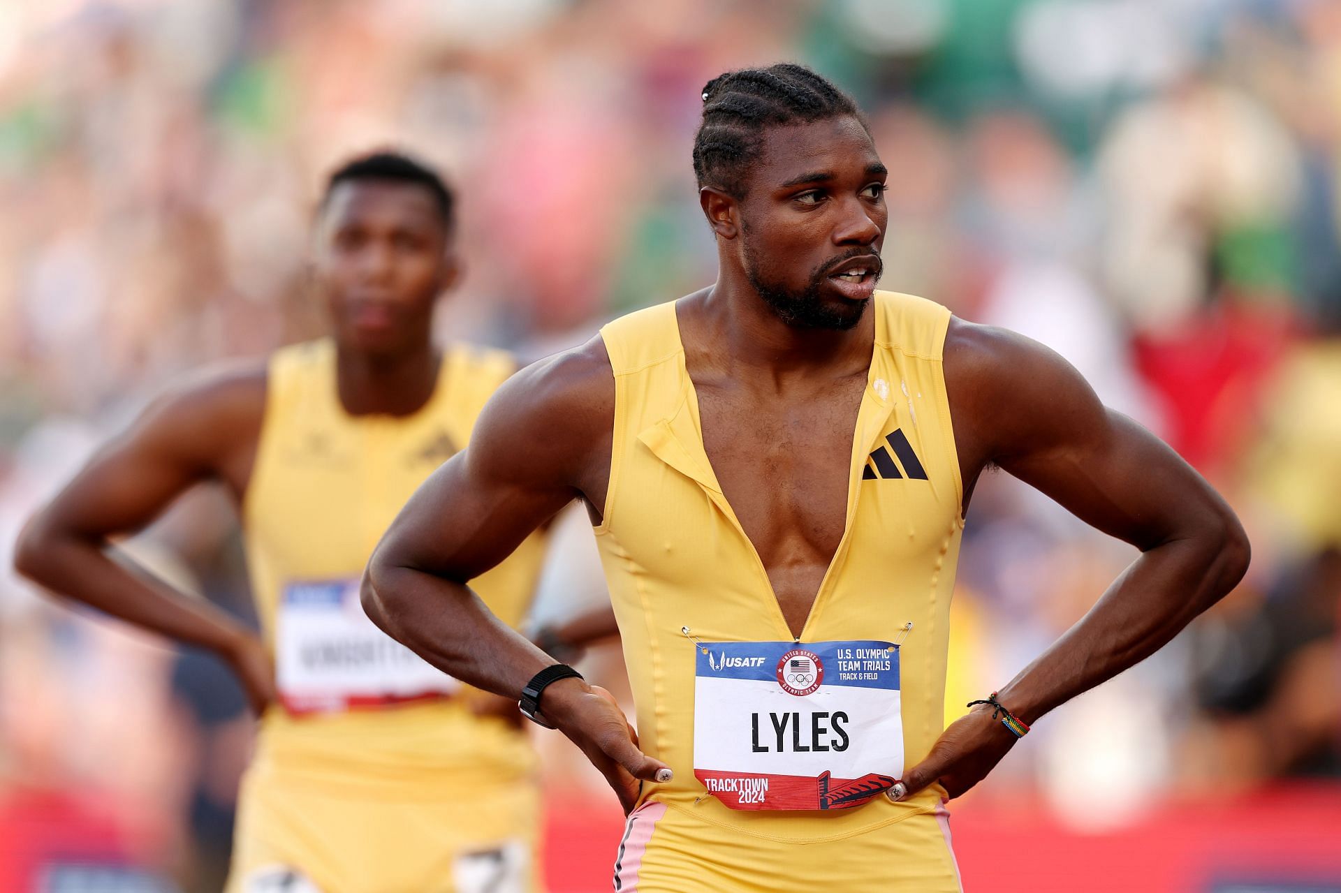 Has anyone defeated Noah Lyles this year before Paris Olympics 2024? A