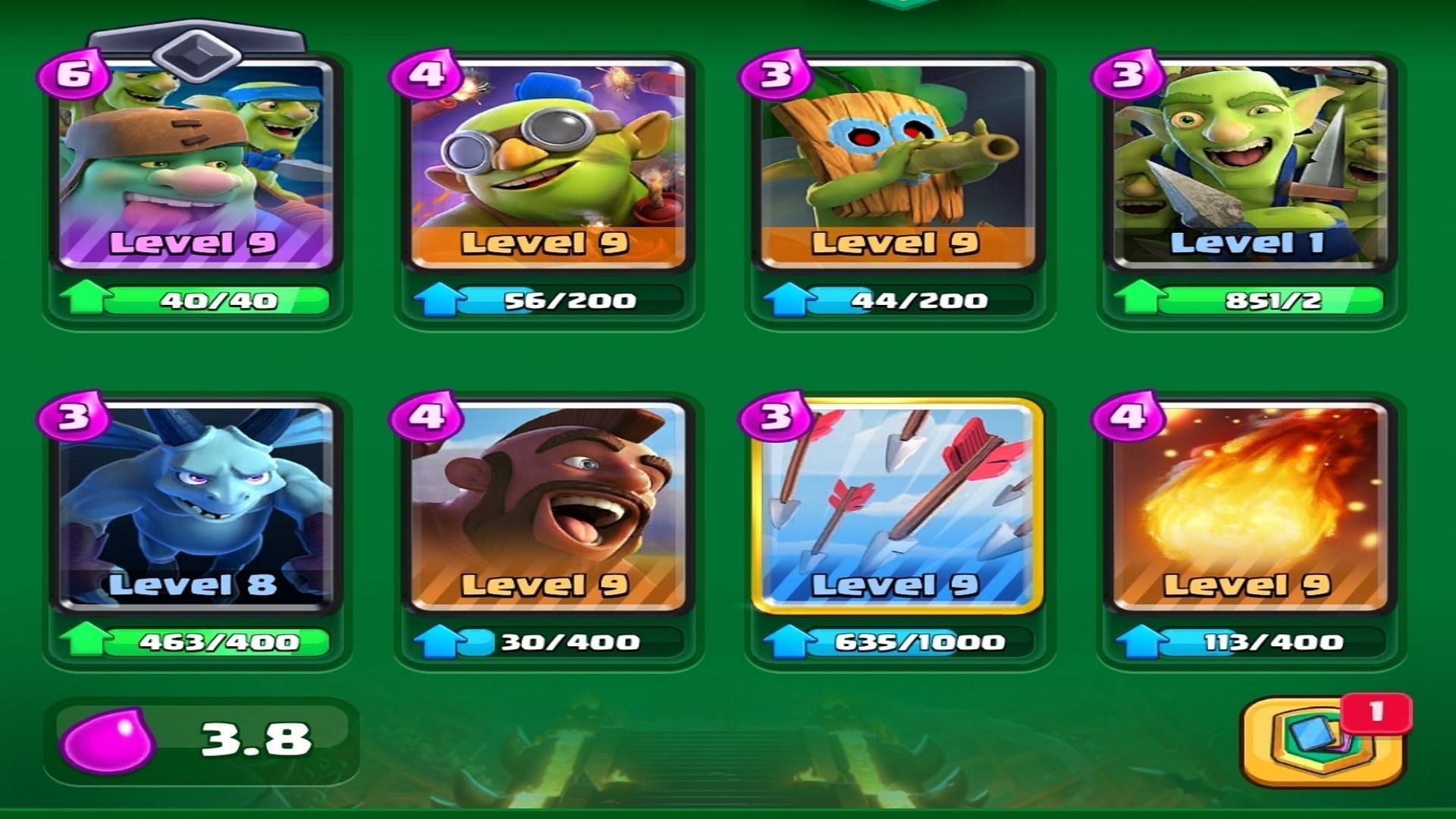 Hog Rider is for offense and Goblin Giant is for defense (Image via Screenshot)