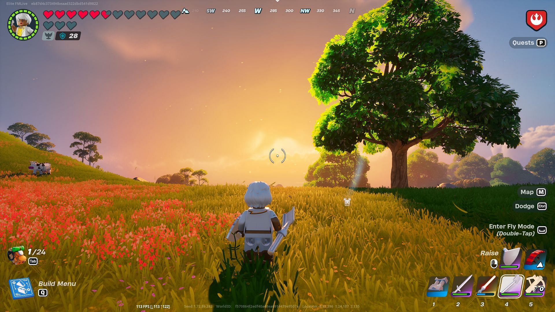 Imagine gazing at this serene biome and suddenly getting blown up by your teammate (Image via Epic Games)