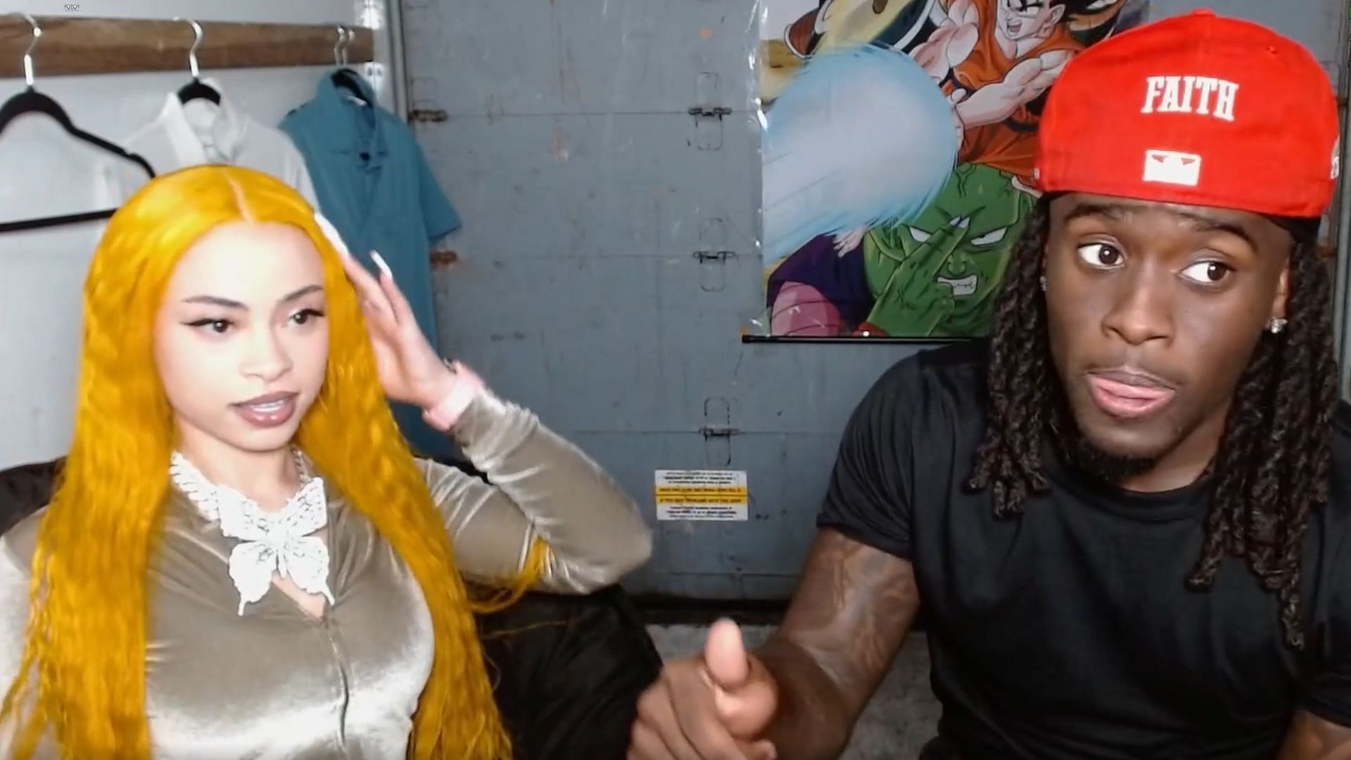 Kai Cenat did a stream with Ice Spice in a U-Haul truck (Image via Kai Cenat/Twitch)