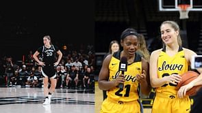 IN PHOTOS: Former Iowa player pulls up to support Aces star Kate Martin during WNBA matchup