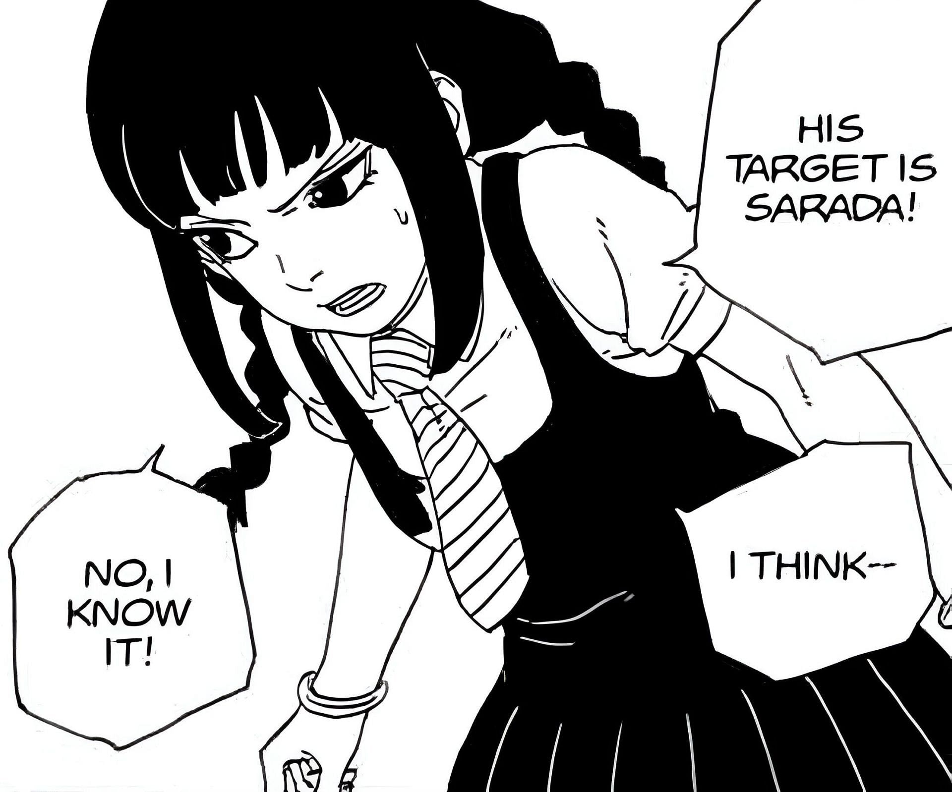 Sumire Kakei as seen in the manga (Image via Shueisha)