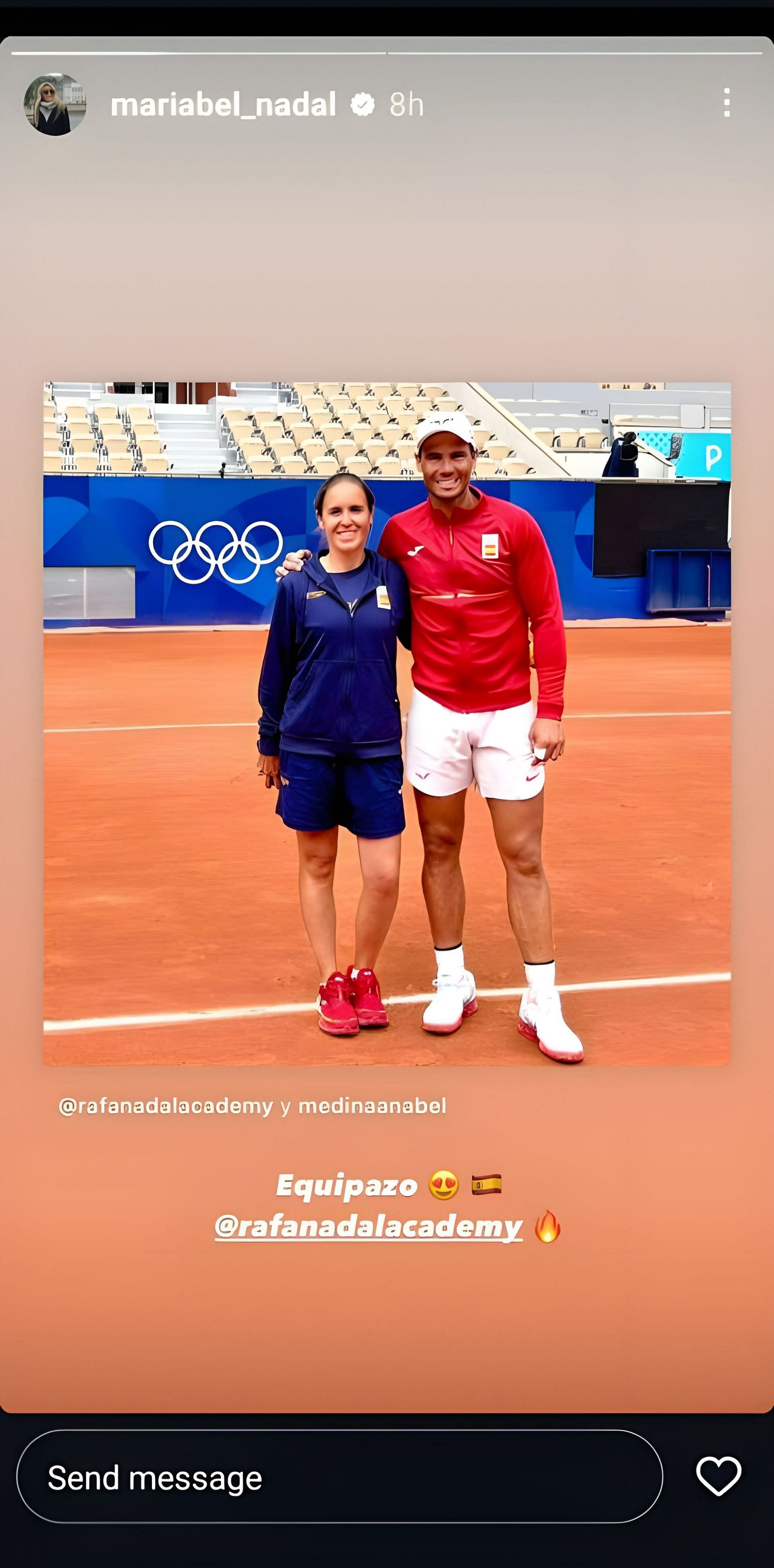 "Great Team" - Rafael Nadal's Sister Maribel Celebrates The Spaniard ...