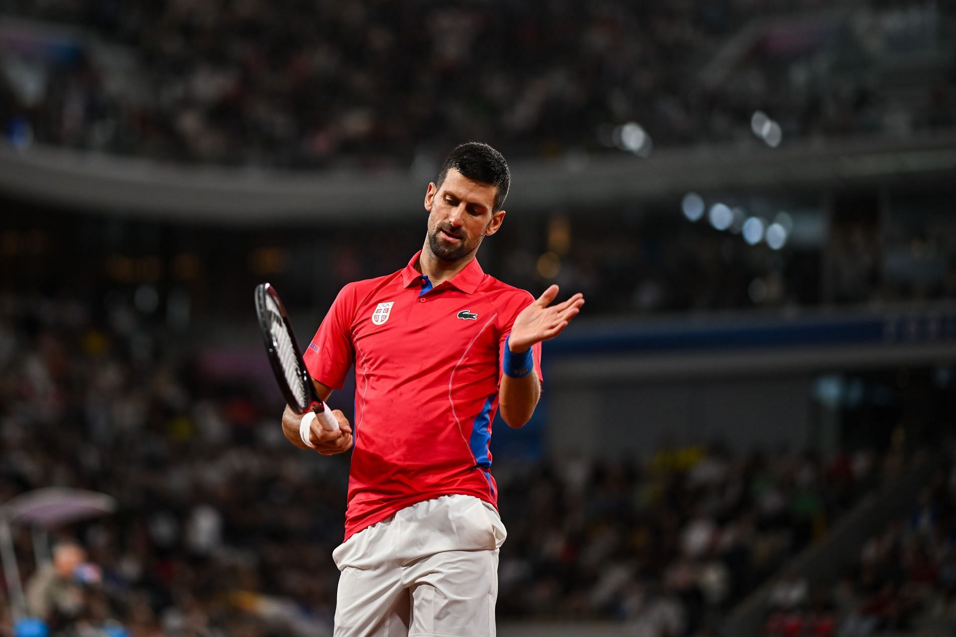 Novak Djokovic will also be in action on Day 5 of the Paris Olympics. (Image: Getty)