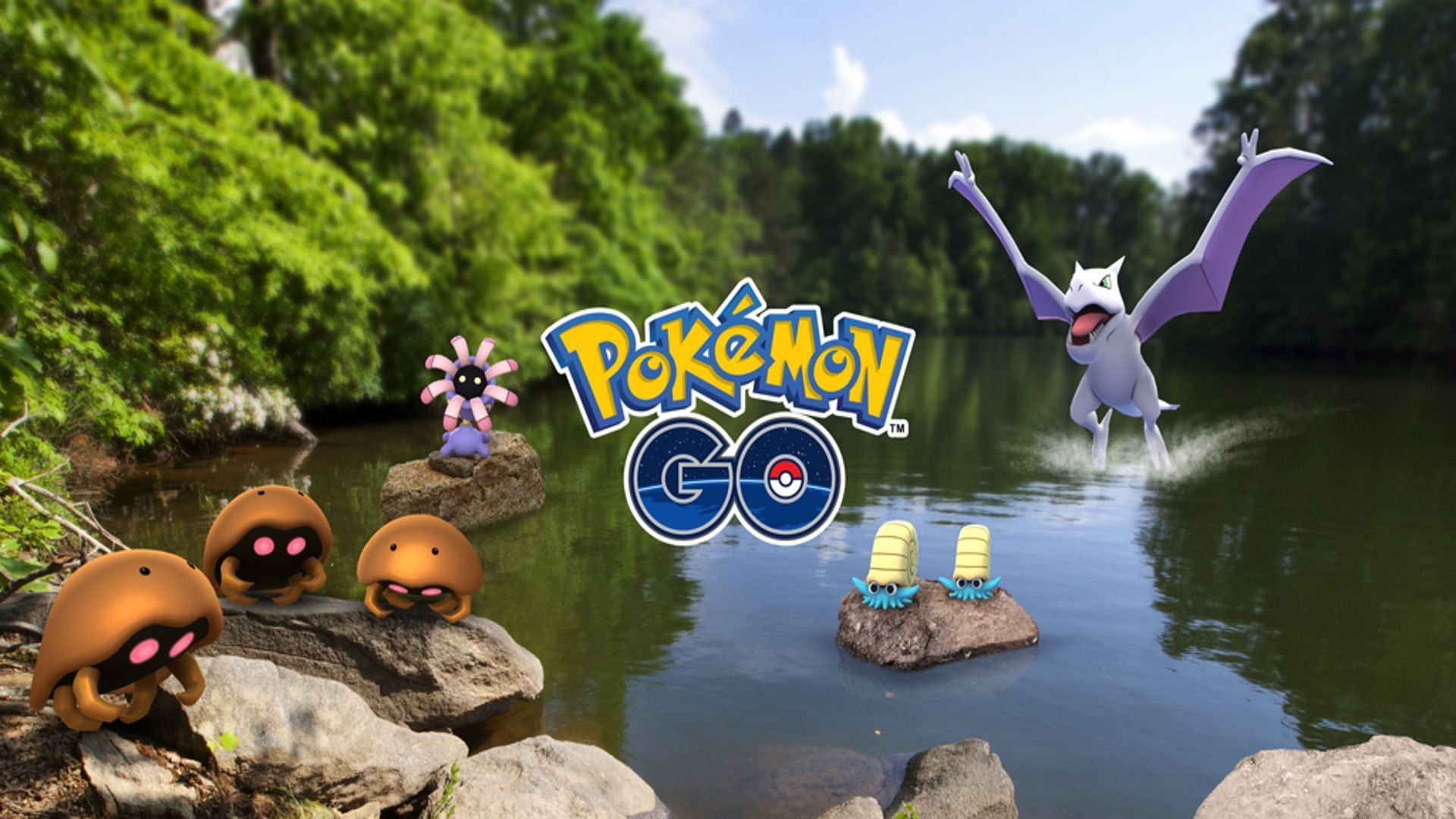 Adventure Week 2018 featured five new Shiny Pokemon and the opportunity to catch Golem, one of the rarer and more powerful Rock-types in Pokemon GO. (Image via Niantic)