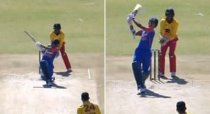 [Watch] Yashasvi Jaiswal starts off India’s innings with back-to-back sixes off Sikandar Raza in IND vs ZIM 5th T20I