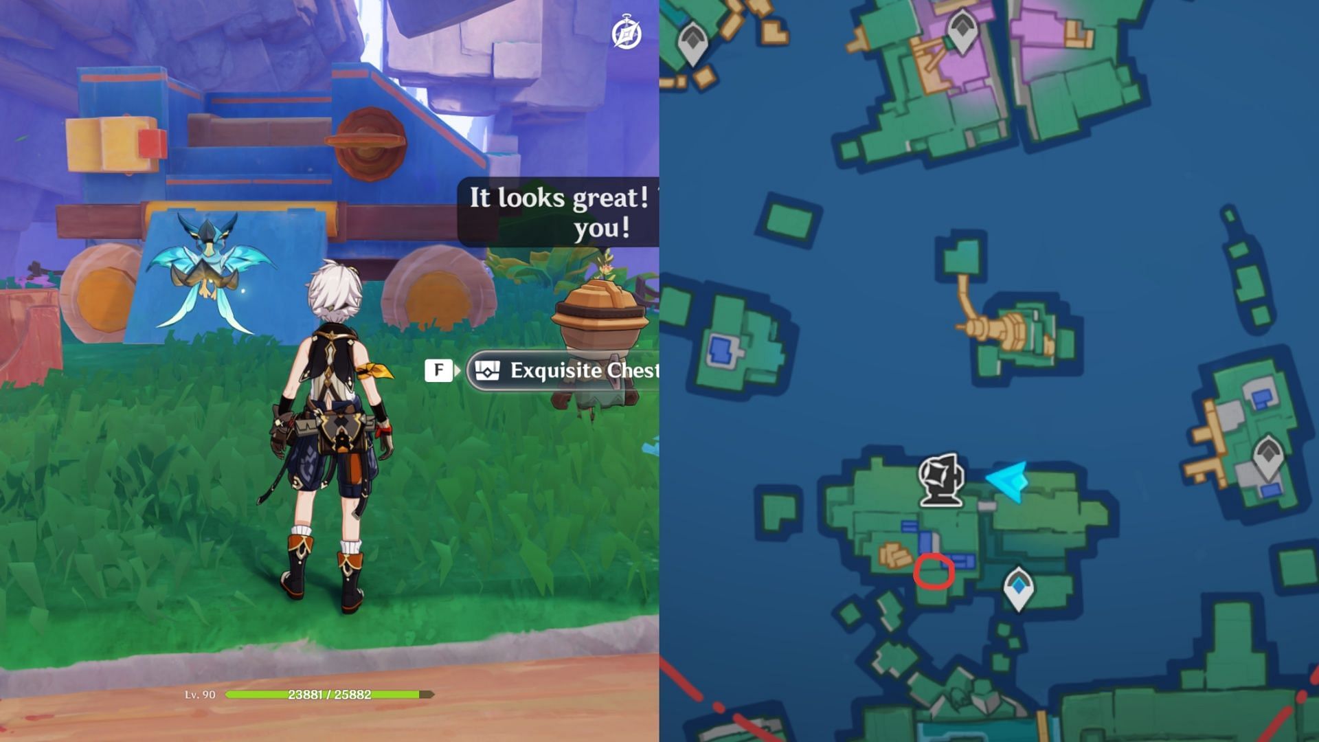 Puzzle #22 in Broken Sea (Image via HoYoverse)