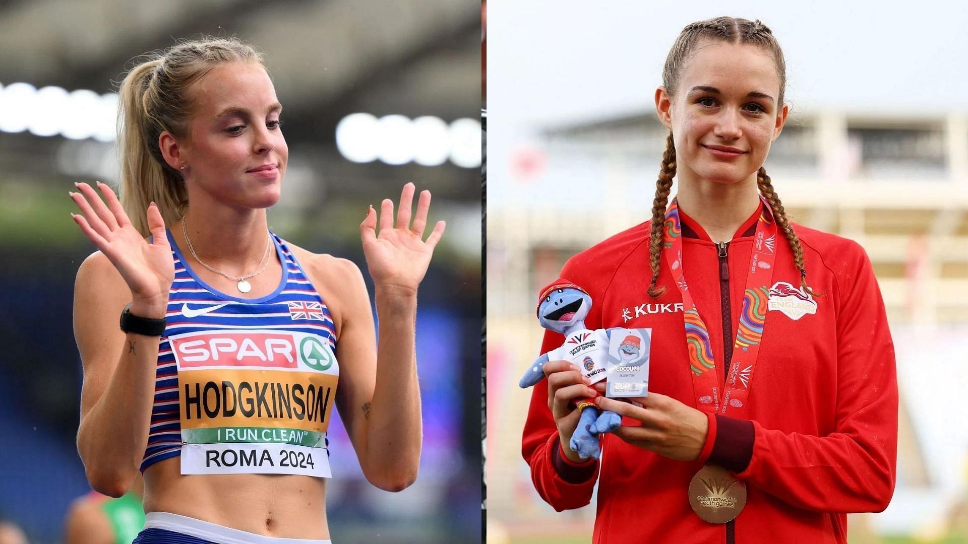 Keely Hodgkinson (L) and Phoebe Gill (R) (Source: Getty Images)