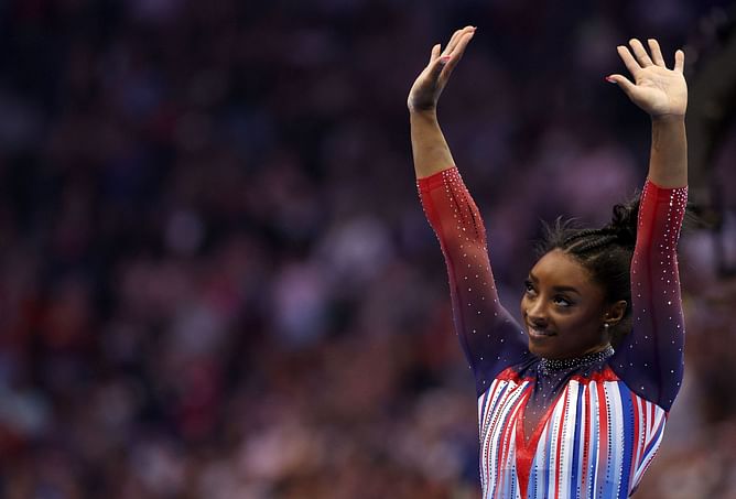 "Cried real tears"; "Total goat" - Fans react to Simone Biles earning Olympic berth for her third appearance at the Games