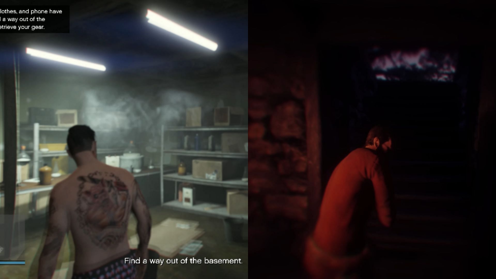 Comparison of the Most Wanted and RDR 2 haze effect (Images via YouTube/GTA Series Videos)