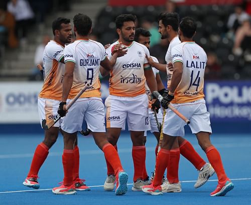 India in action at the FIH Pro League - Source: Getty