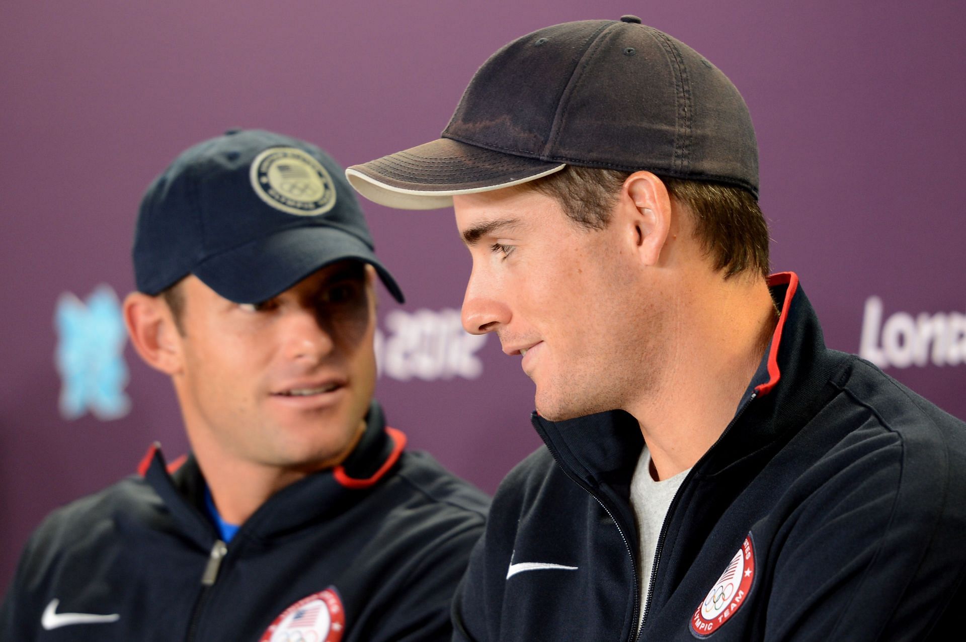 Andy Roddick (L) and John Isner (R) (Source: Getty)