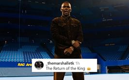 "That flying knee was sick" - Fans react to Israel Adesanya's new training video ahead of UFC 305 title fight with Dricus du Plessis
