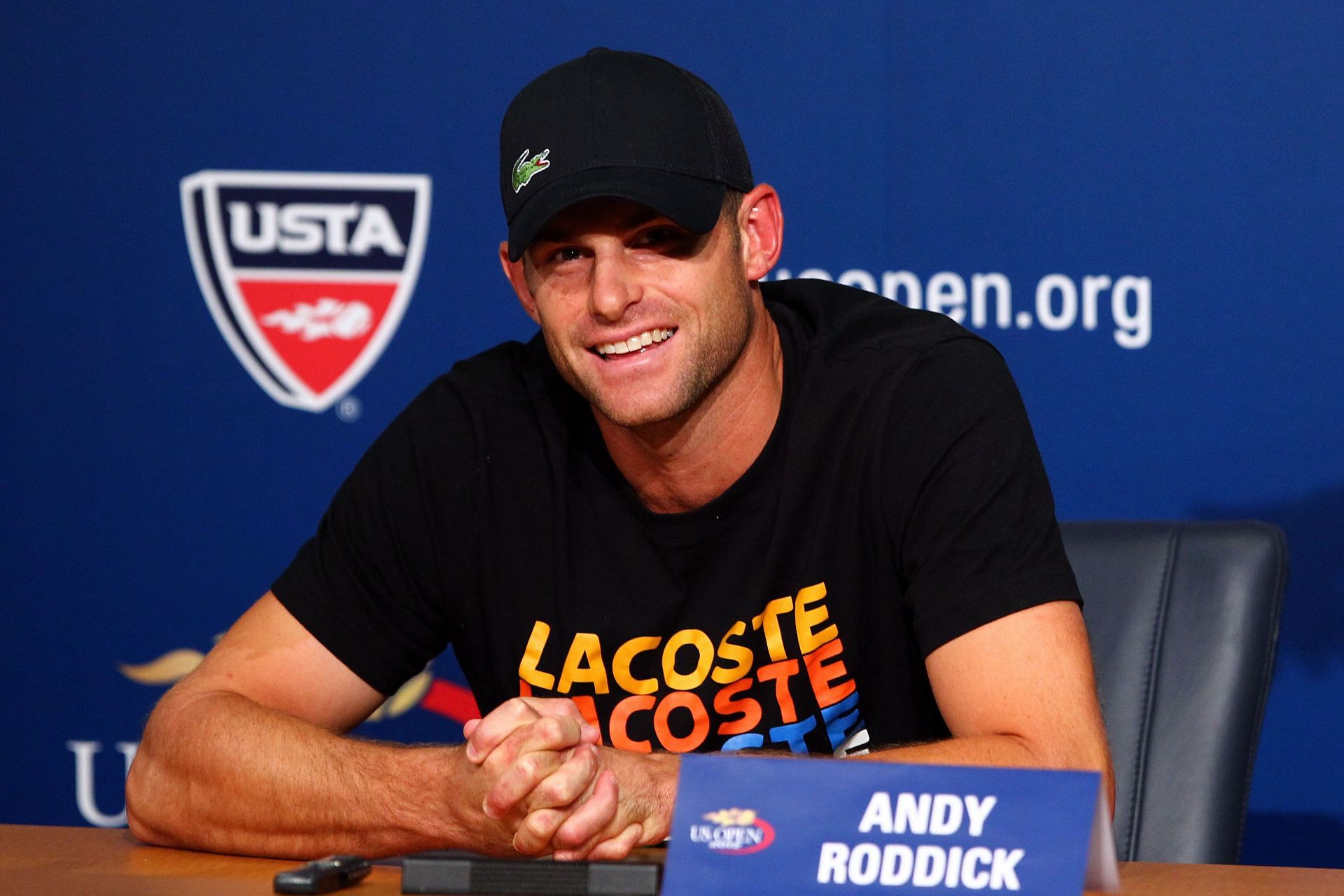 Andy Roddick during the 2012 US Open