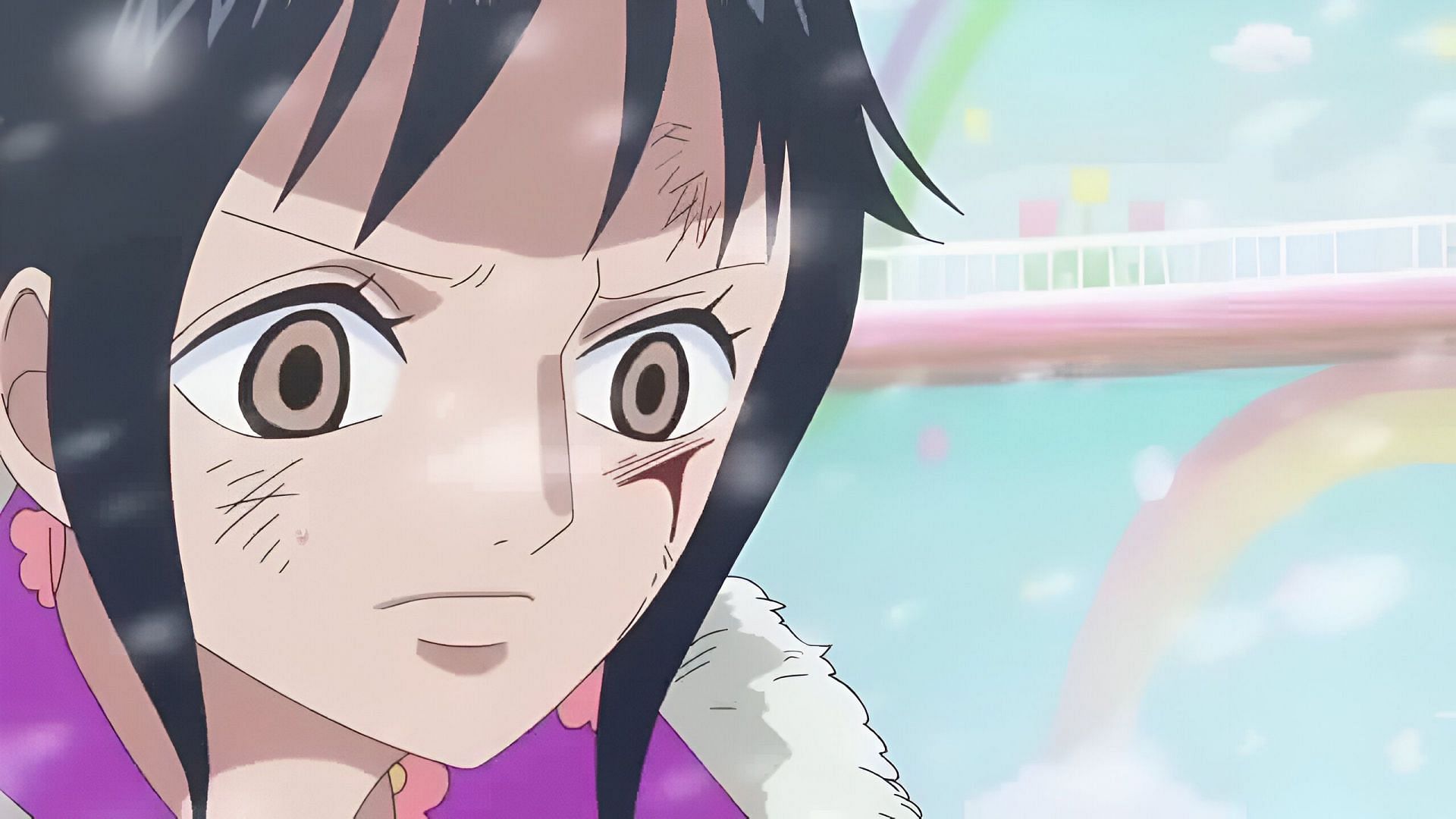 Tashigi as seen in the anime (Image via Toei Animation)