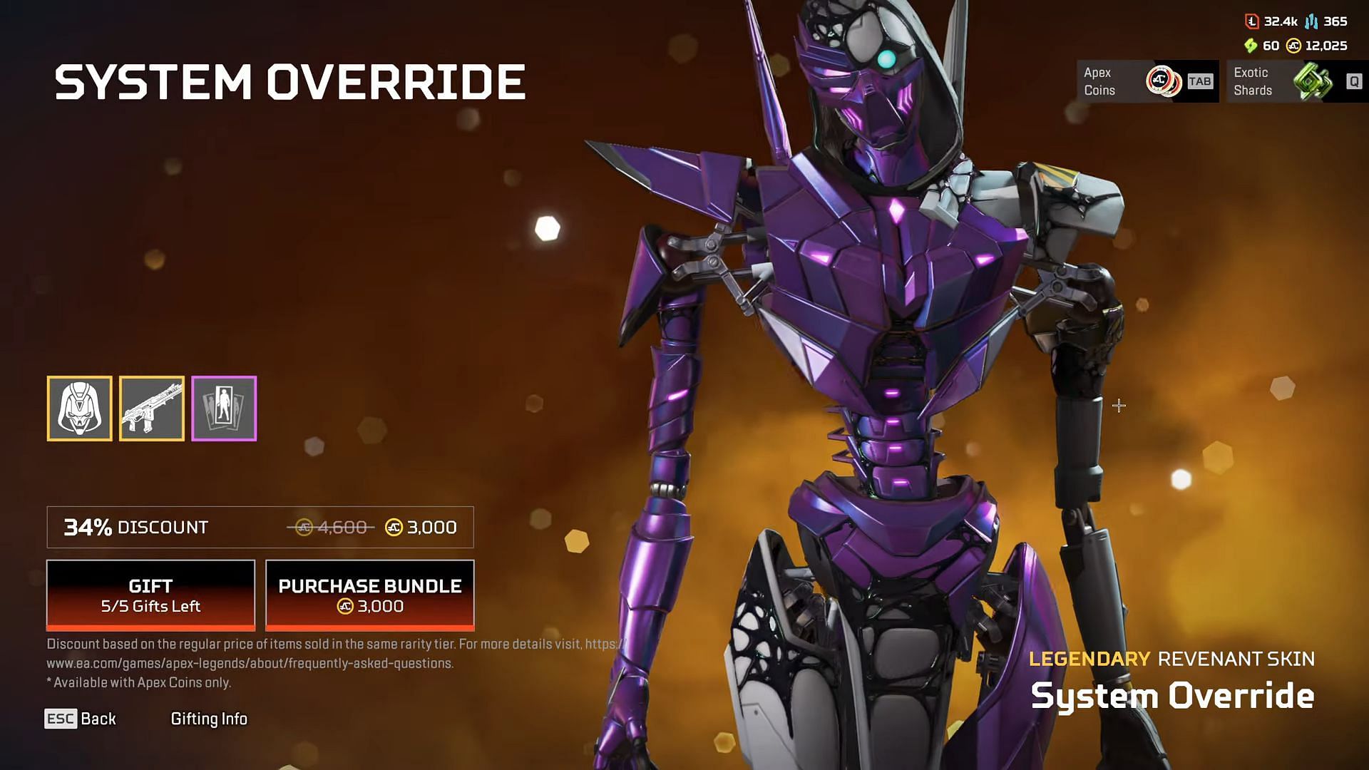 System Override Bundle in Apex Legends (Image via Respawn Entertainment)