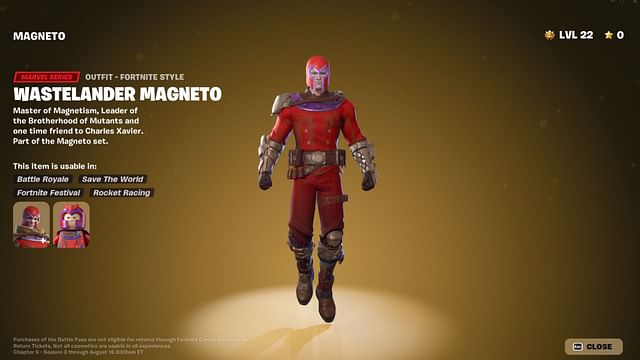 Fortnite leaks hint at what to expect from Wastelander Magneto ...