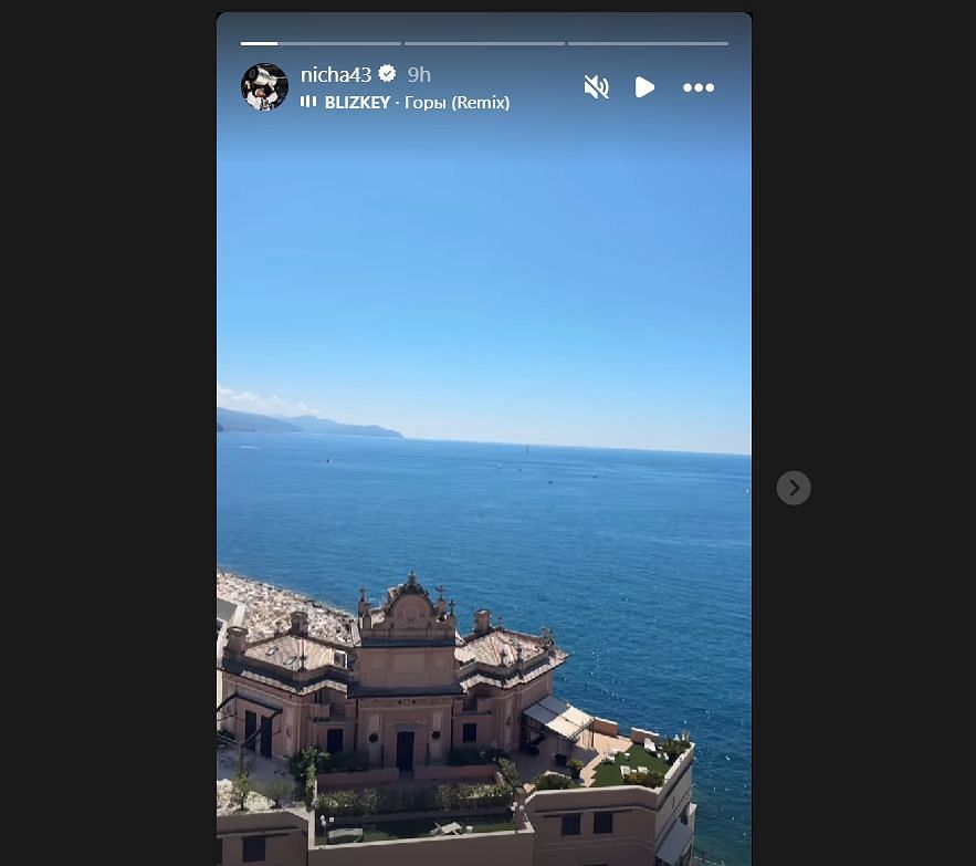 Valeri is on vacation in Italy (Valeri Nichushkin on Instagram)