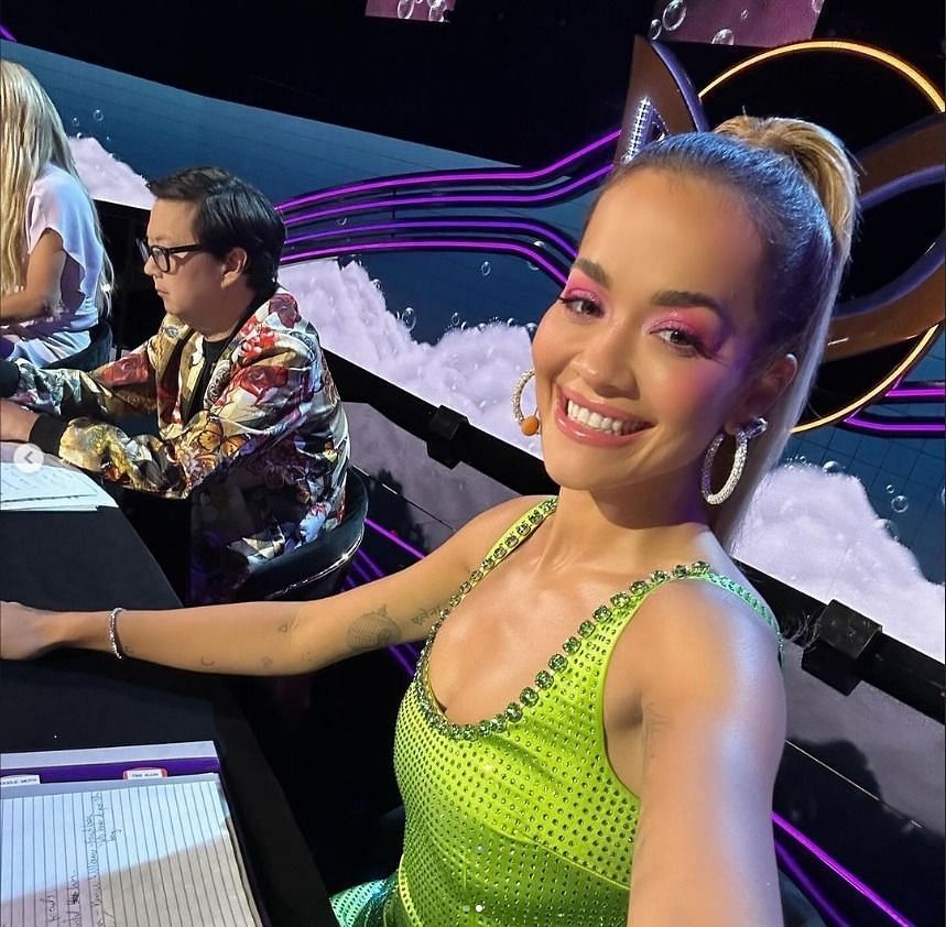 Rita Ora and Ken Jeong (Image via Instagram/ @maskedsingerfox)