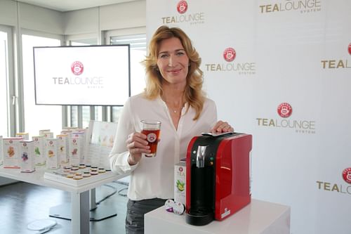 Teekanne & Brand Ambassador Steffi Graf Present New Product In Hamburg