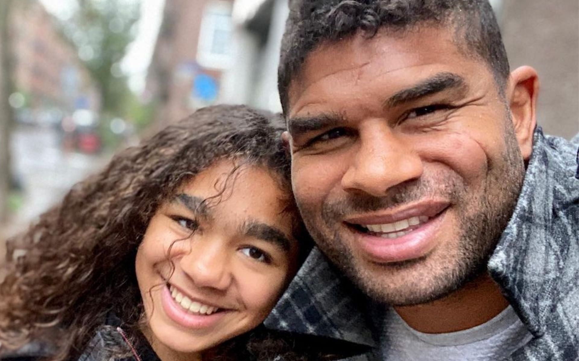 Storm Overeem (left) and Alistair Overeem (right) in 2020. [Images courtesy @alistairovereem on Instagram]