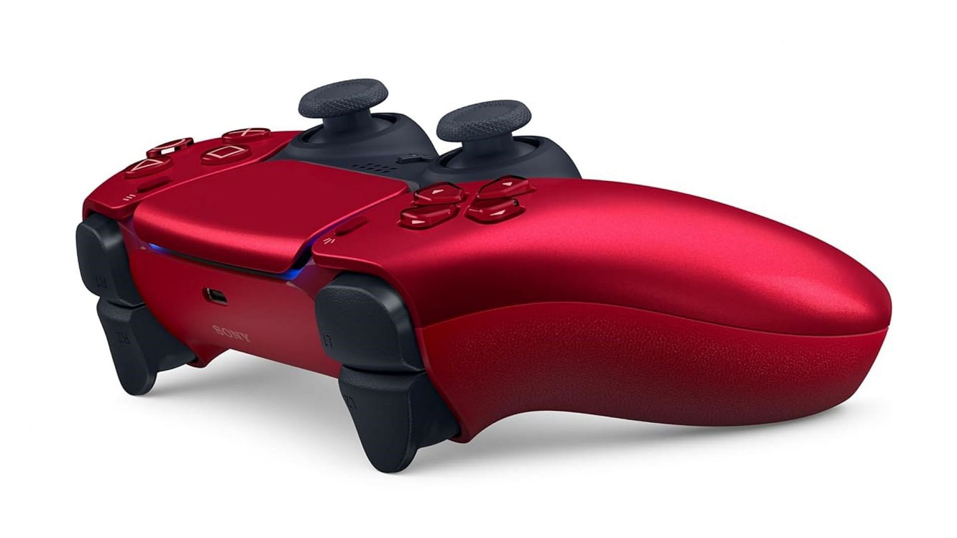 PlayStation DualSense Controller in Volcanic Red (Image via Sony)