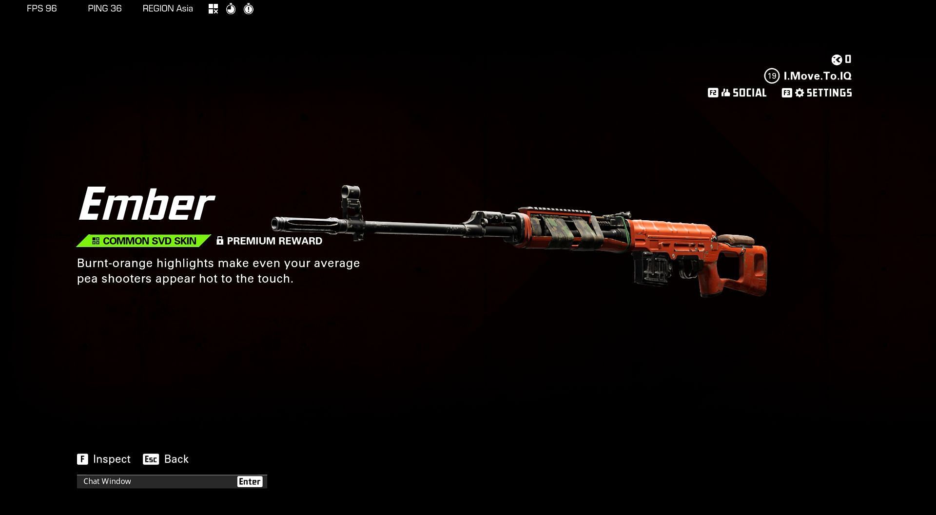 Ember SVD Weapon Skin (Image via Ubisoft)