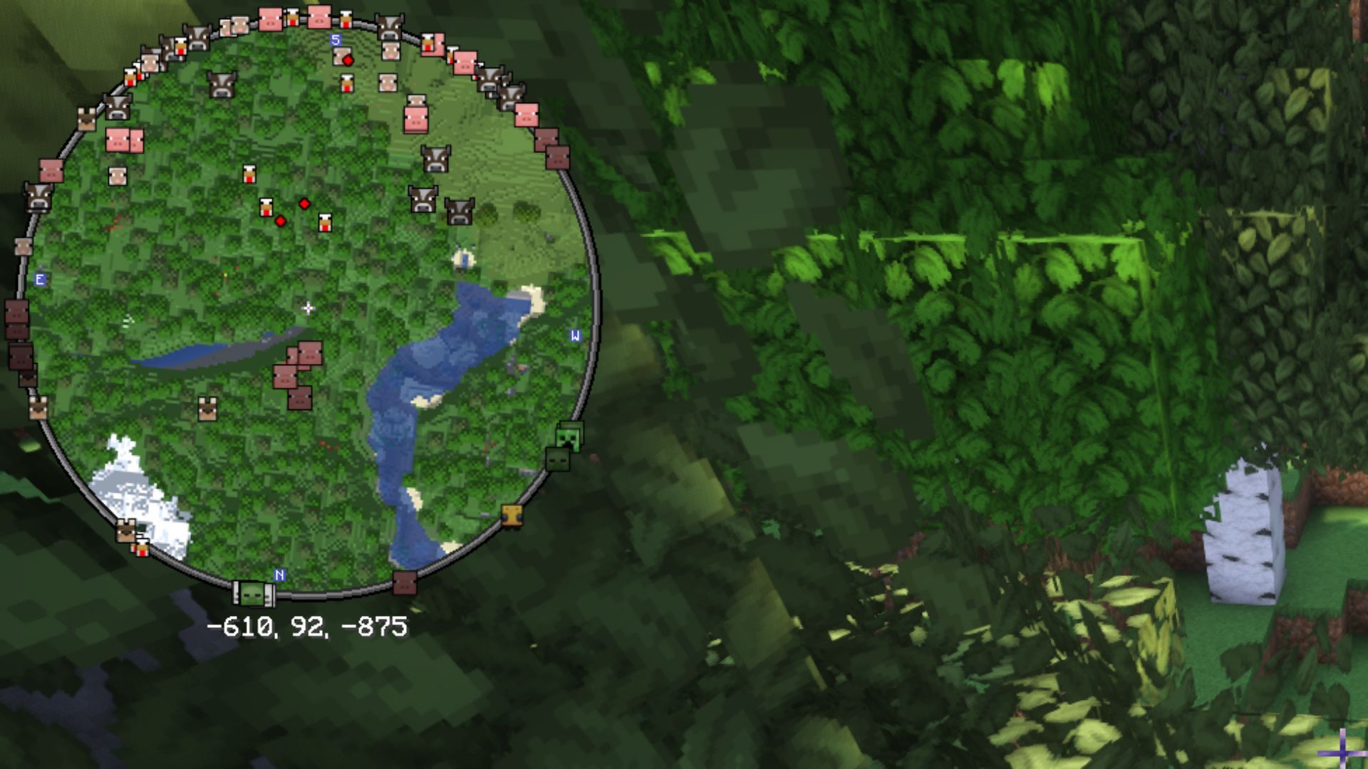 Mark coordinates and other ideas while playing (Image via Mojang Studios)