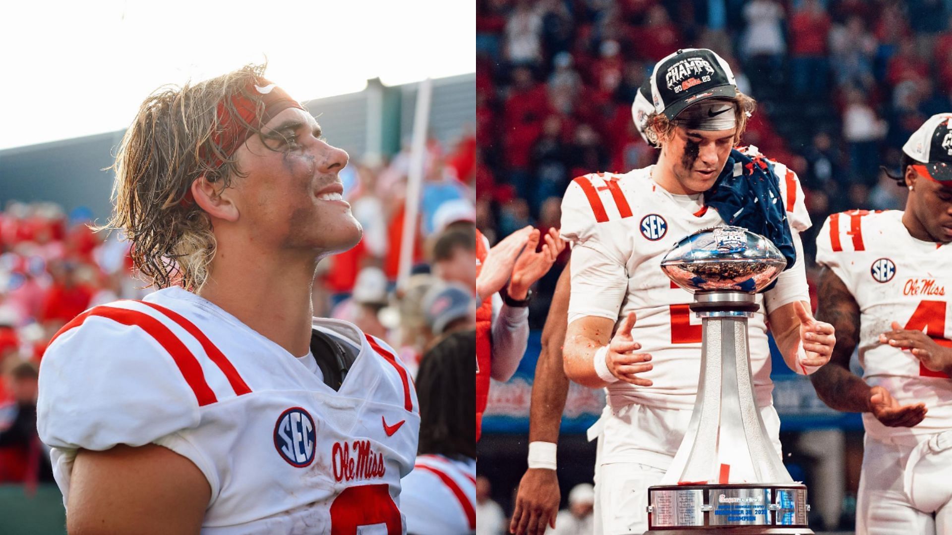 Watch: When Ole Miss QB Jaxson Dart almost dropped the Chick-fil-A ...