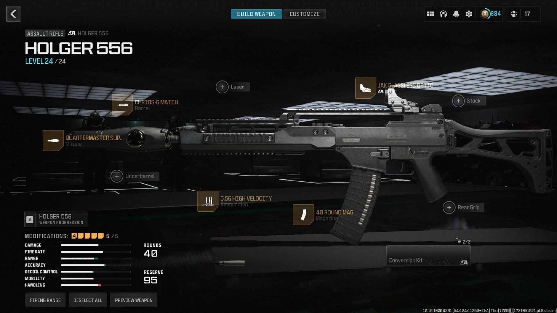 Holger 556 in Warzone (Image via Activision)