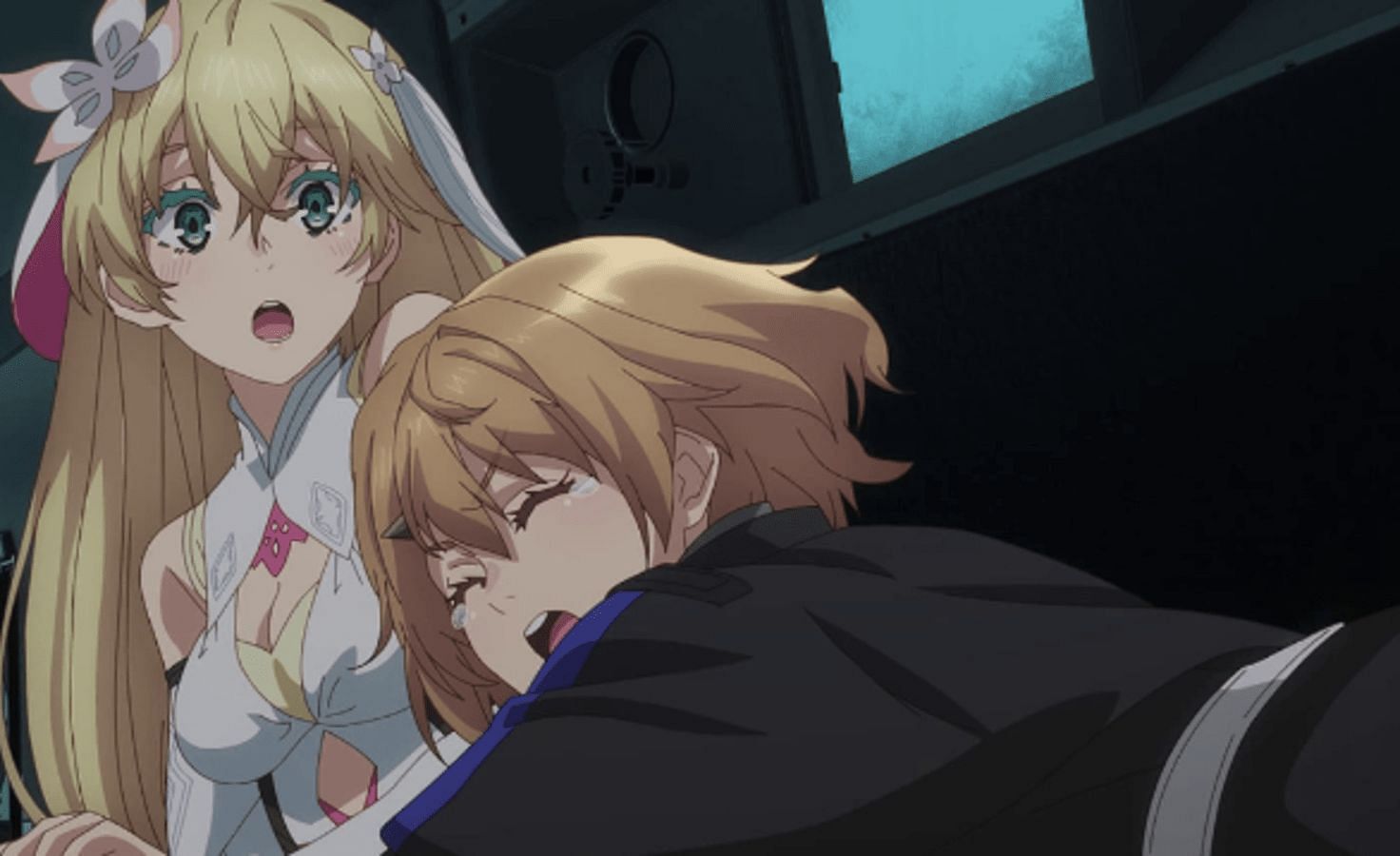 Rinne and Saki as seen in the anime (image via Project No.9)