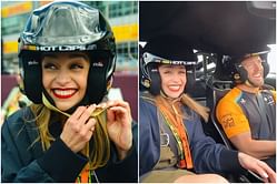 Watch: $20m-worth superstar Emilia Clarke goes on a hot lap around Silverstone with McLaren driver Sam Bird