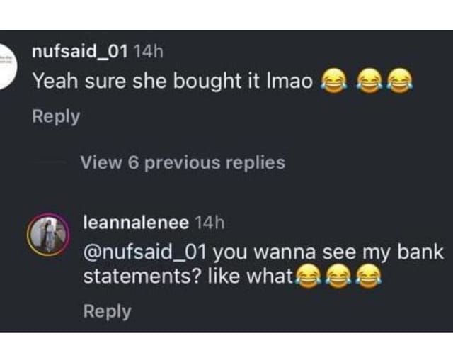 Leanna Lenee: PHOTO: Travis Hunter’s fiancée Leanna Lenee shares 'hungry moment' with the