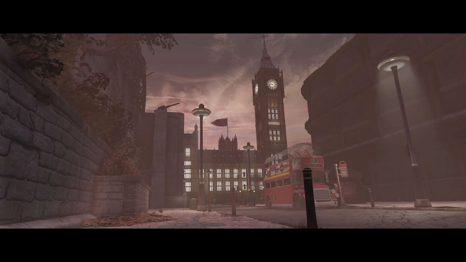 A scene from Fallout London reveal trailer (Image via Bethesda Softworks || @Team FOLON/YouTube)