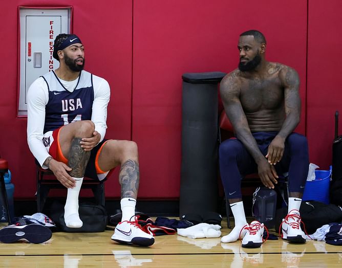 "Still doing it at 45": Anthony Davis' hilarious response to LeBron James' fourth quarter masterclass vs Germany