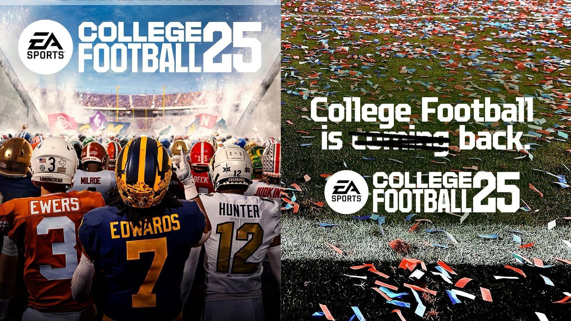 College football is back in consoles/ Photos from EA Sports