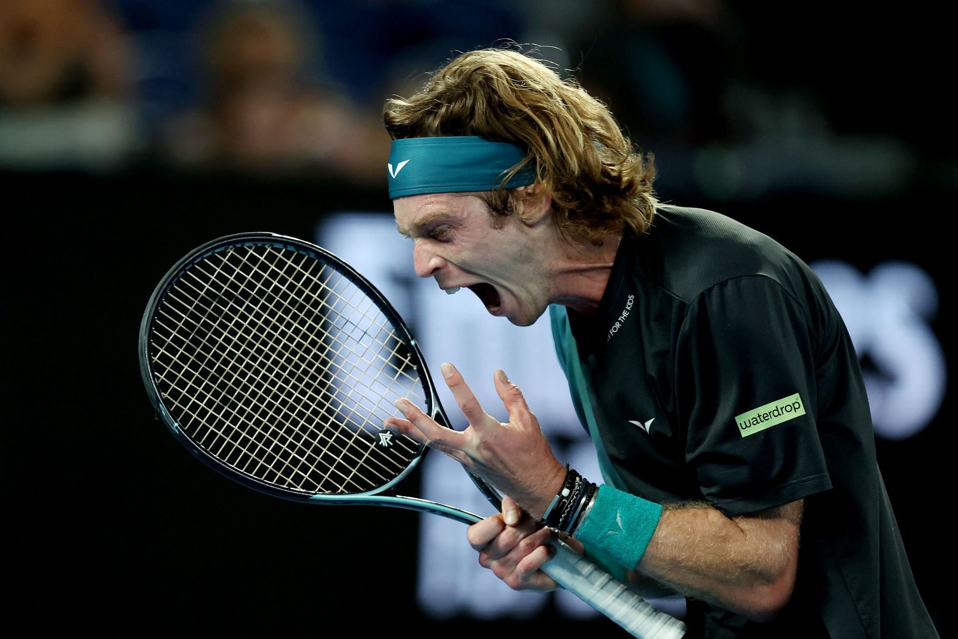 Andrey Rublev at the 2024 Australian Open