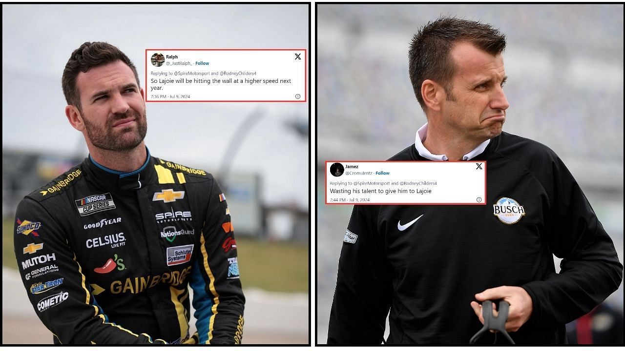 Fans react to Spire Motorsports signing Rodney Childers as Corey LaJoie