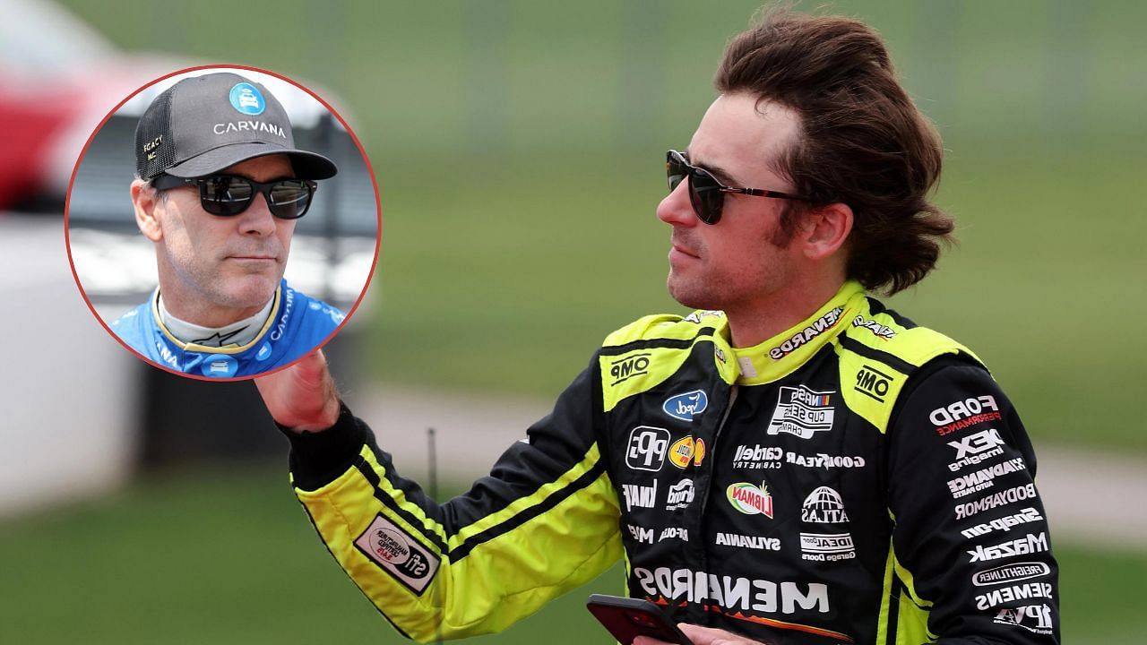 Jimmie Johnson (L) and Ryan Blaney (R) (Images Source: USA Today Sports)