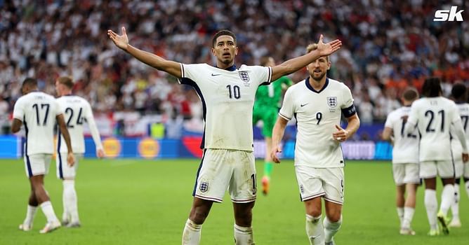 Euro 2024: Jude Bellingham scores incredible overhead kick equalizer for England against Slovakia
