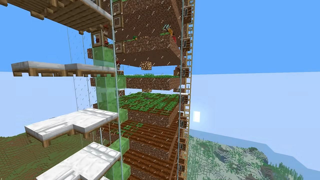 These farms create Minecraft villagers but kill them for player statistics (Image via DashPum4/YouTube)