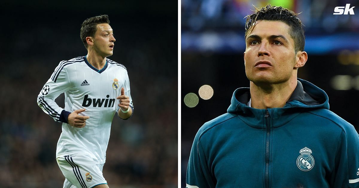 Mesut Ozil (left) and Cristiano Ronaldo