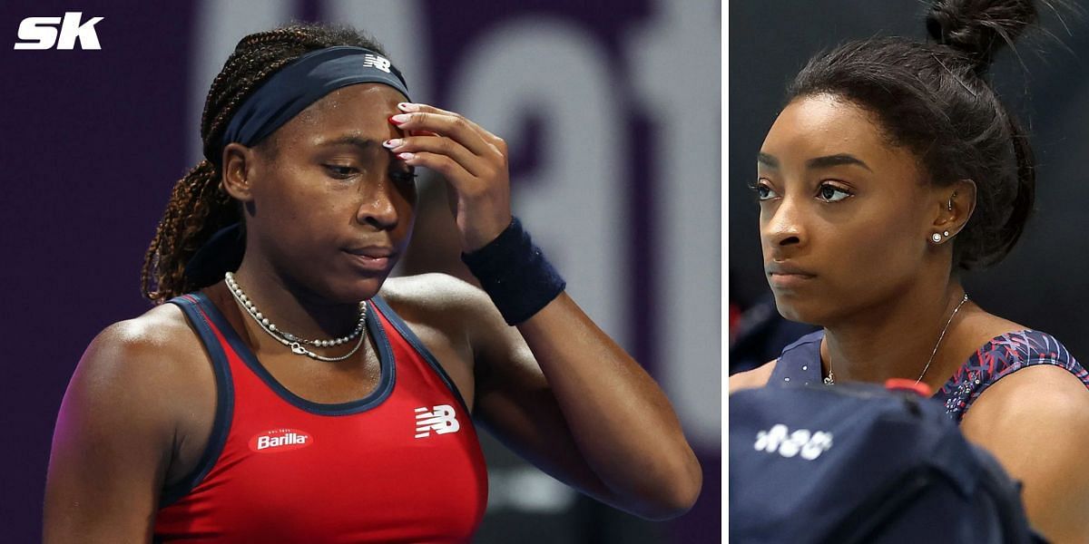 Coco Gauff (L), Simone Biles (R), (Image Source: Getty)