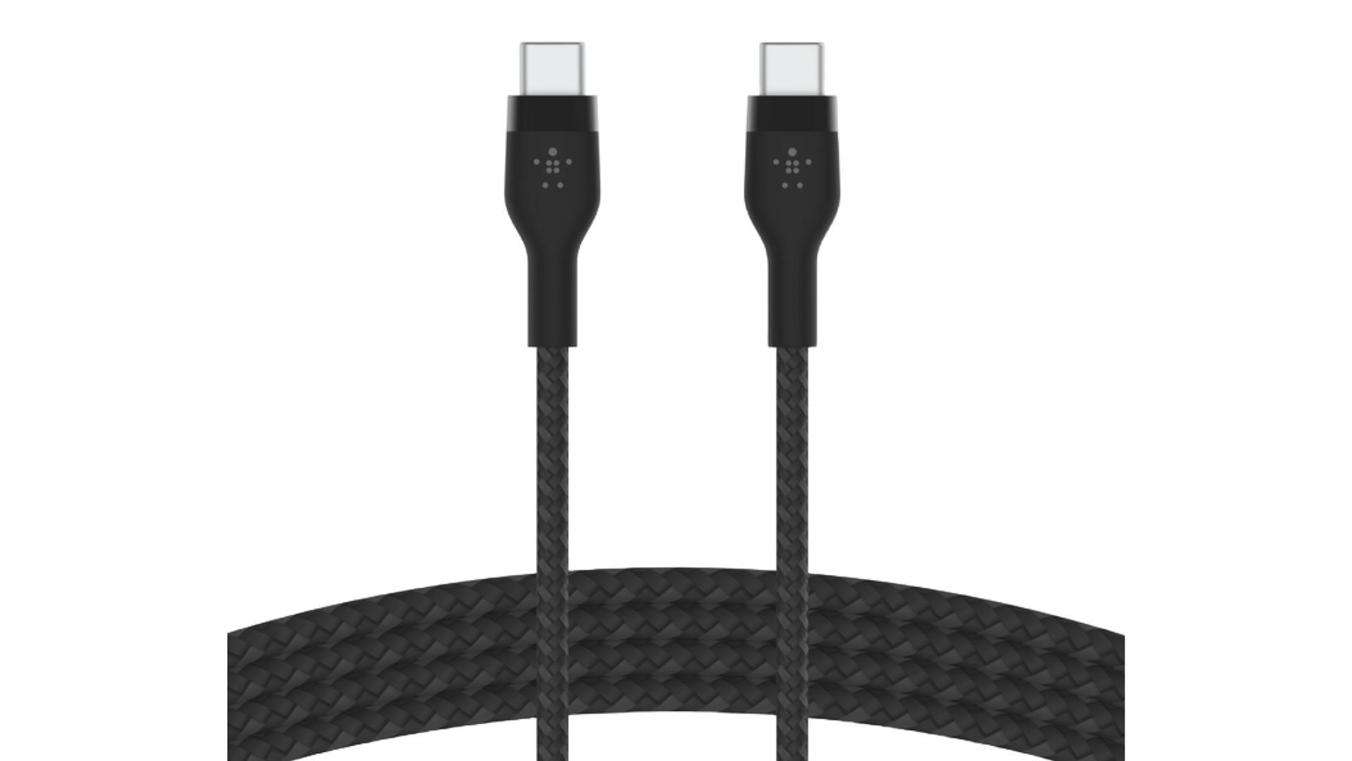 The Belkin BoostCharge Pro Flex is the best USB-C cable overall for iPhone 15 (Image via Belkin)