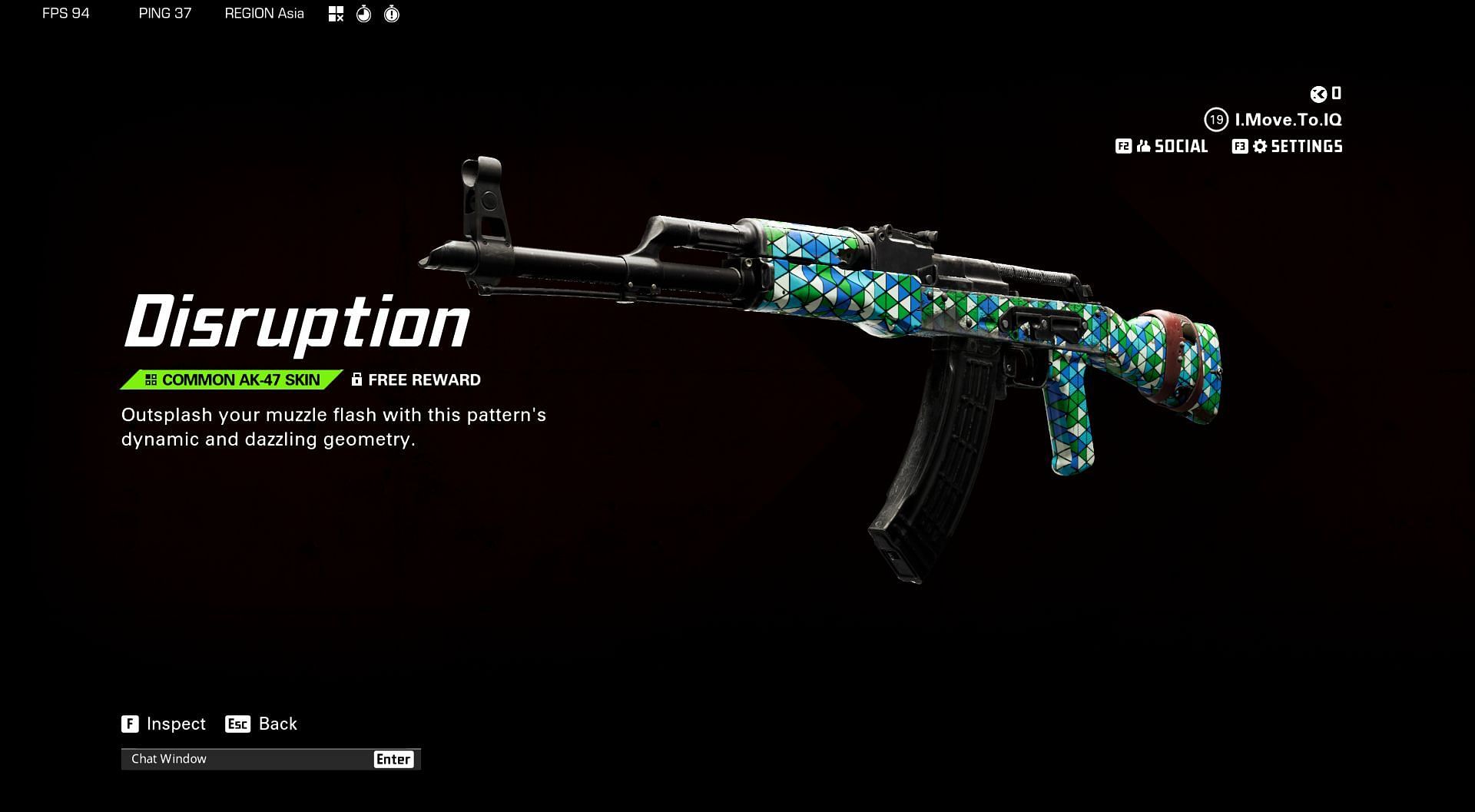 Disruption AK-47 Weapon Skin (Image via Ubisoft)