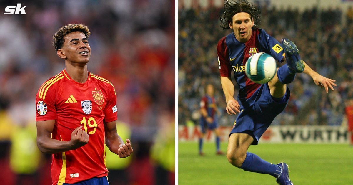 Lamine Yamal and Lionel Messi (Image via Getty)
