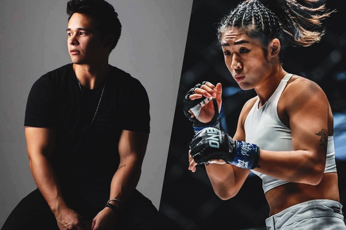 Nainoa Langer (left) Angela Lee (right). [Photos via: ONE Championship]