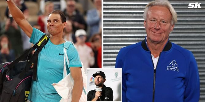 "That settles it" - Mardy Fish jokes about Rafael Nadal vs Bjorn Borg clay court supremacy debate as Spaniard beats Swede's son Leo in Bastad 1R