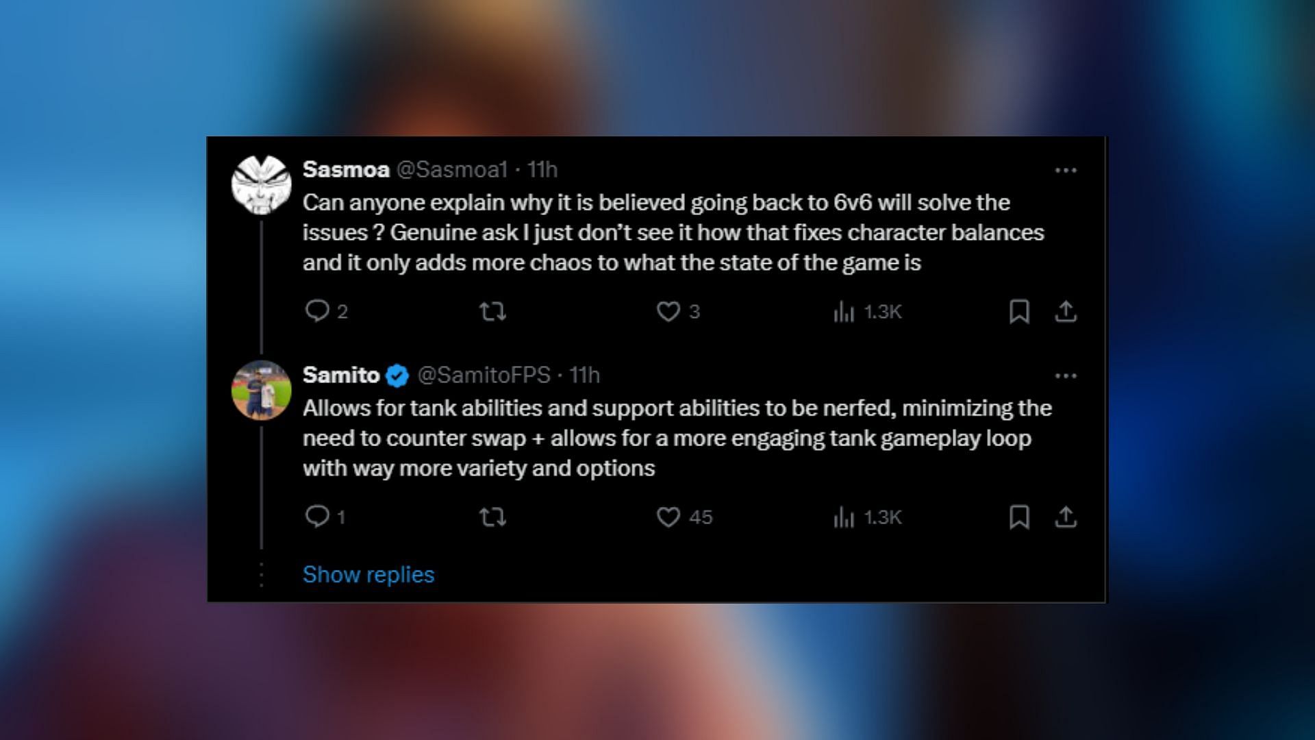 Samito explains benefits of 6v6 (Image viax.com/SamitoFPS)