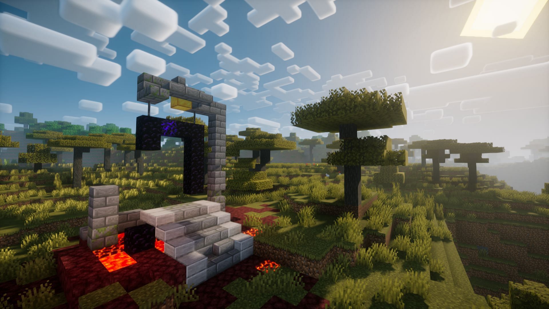 Nostalgia Shader aims to look like old, first-generation shaders (Image via Mojang)